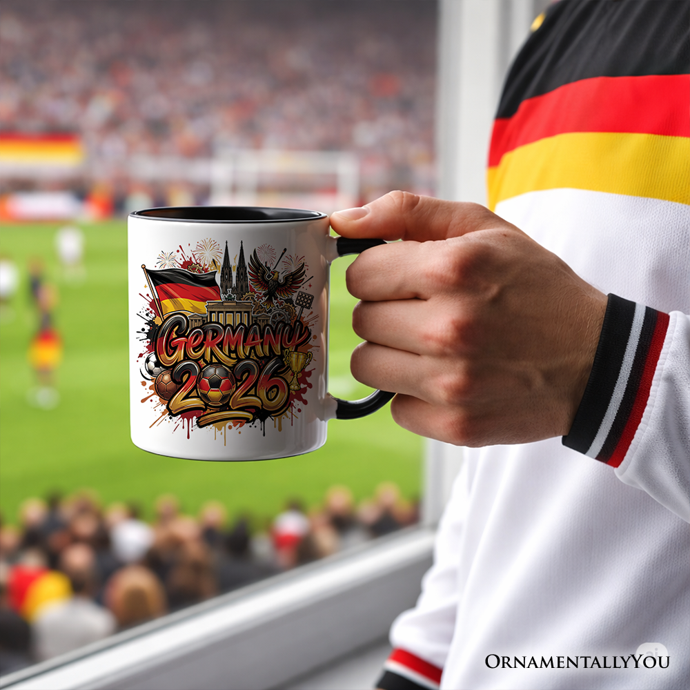 Germany 2026 Soccer Cup Global Championship Mug, Football Fans Gift