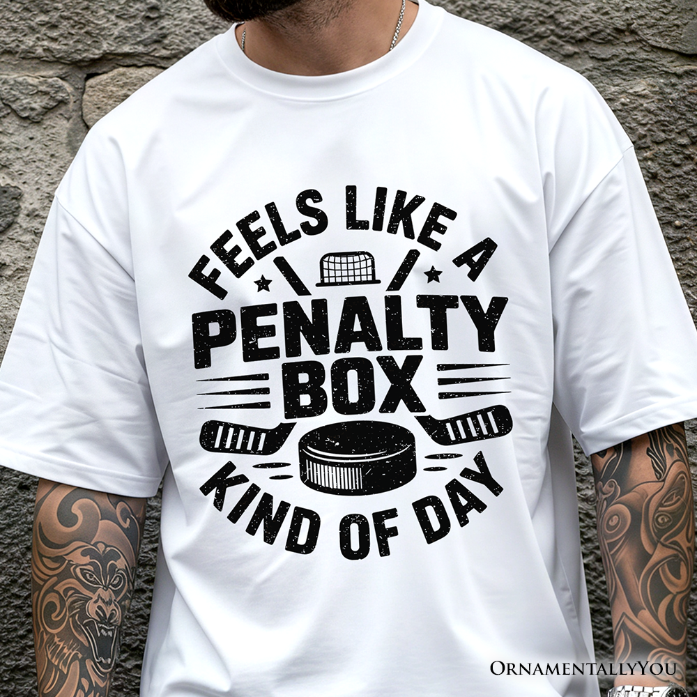 Hockey Penalty Box T-Shirt, Funny Game Day Sports Tee