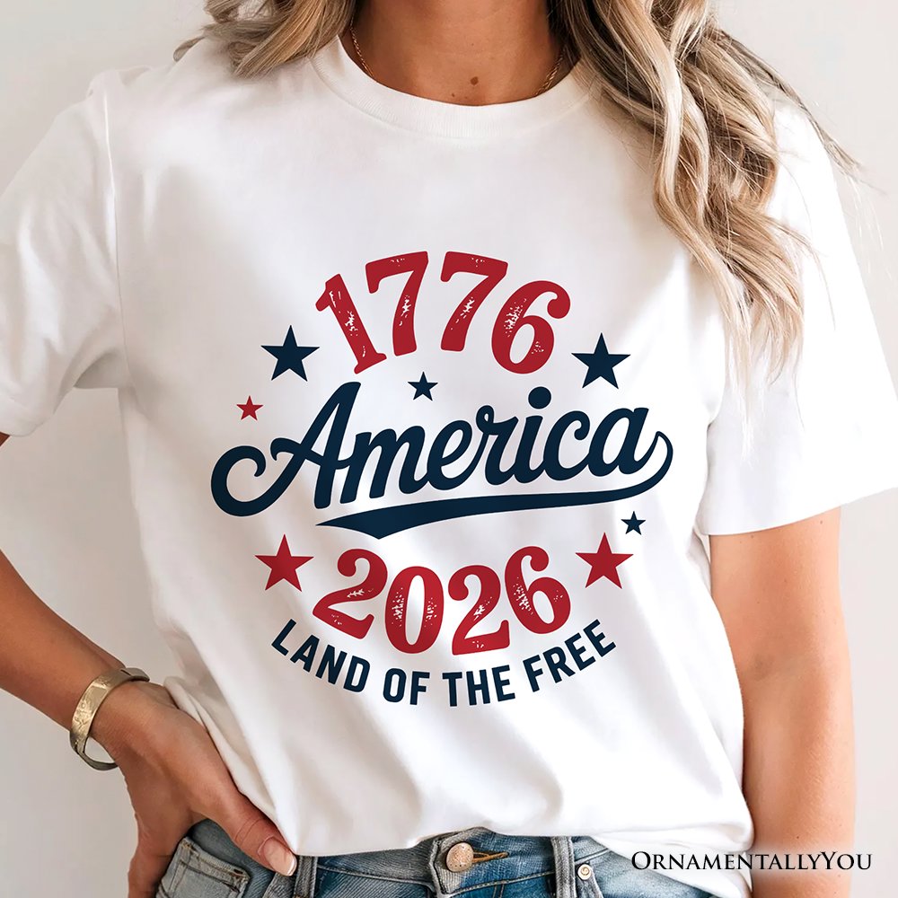 Patriotic USA 4th of July T-Shirt, 250 Year Anniversary Independence Day Tee