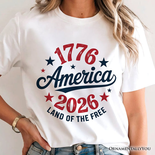 Patriotic USA 4th of July T-Shirt, 250 Year Anniversary Independence Day Tee