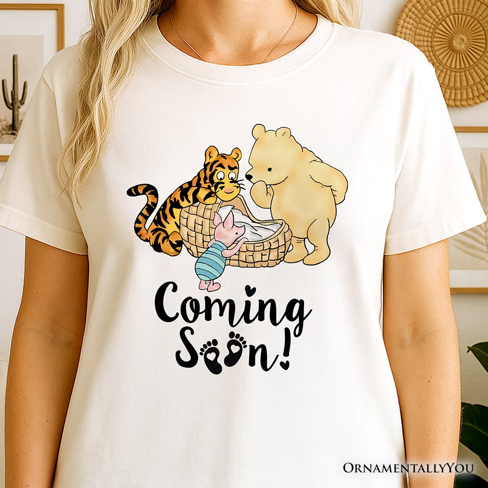 Pregnancy Announcement T-Shirt, Coming Soon Tee for Expecting Moms
