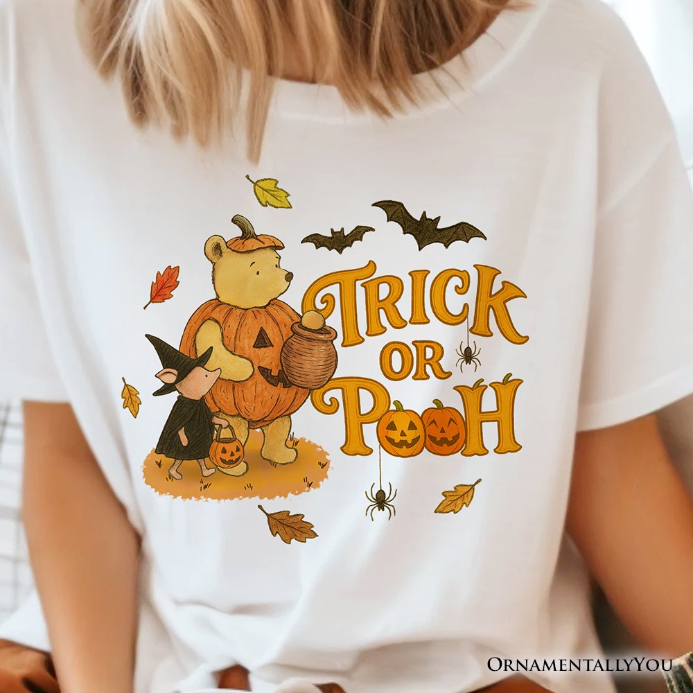 Trick or Treat  T-Shirt, 1926 A.A. Milne Vintage Halloween Friends Tee