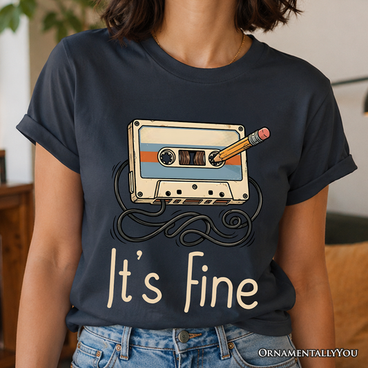 Retro Cassette Tape T-Shirt, 90s Music Vibe Tee