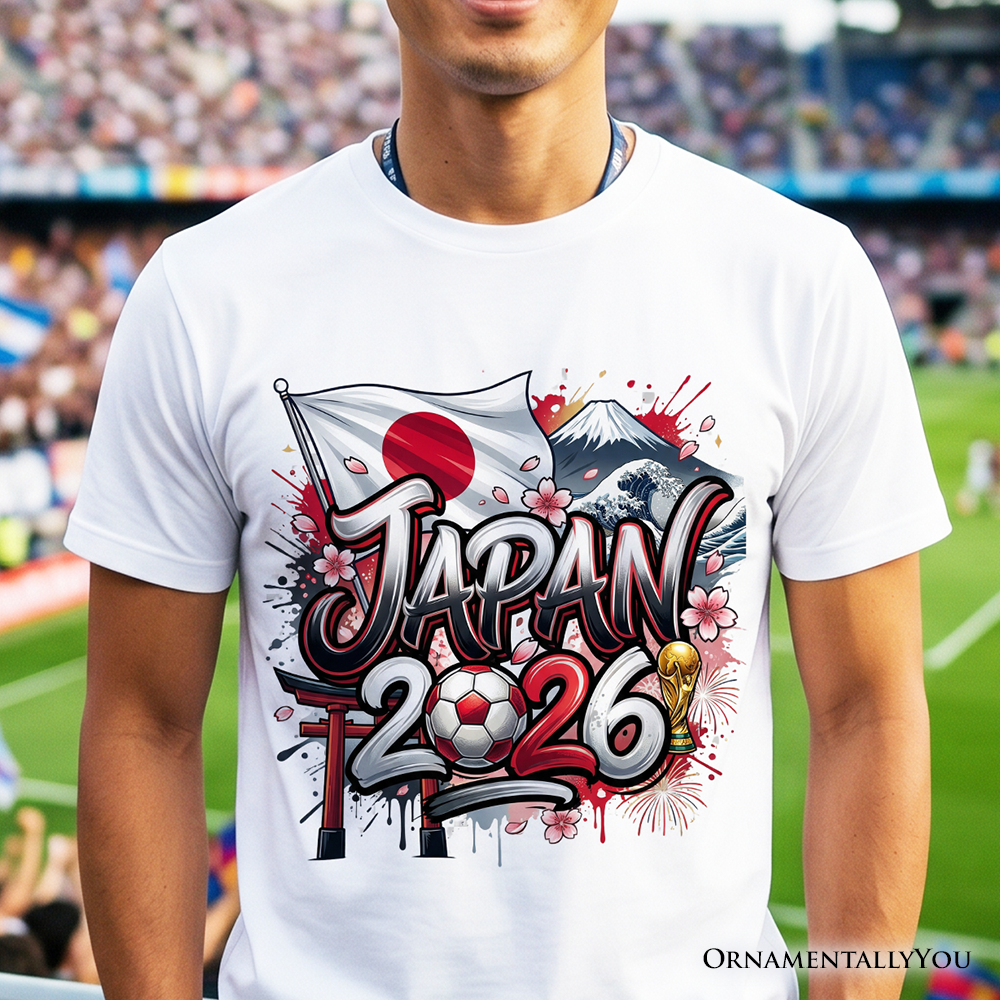 Japan 2026 FIFA World Cup Soccer T-Shirt, Fans Football Tee