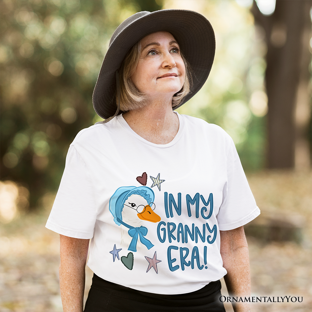 In My Granny Era Goose T-Shirt, Funny Grandma Doodle Tee