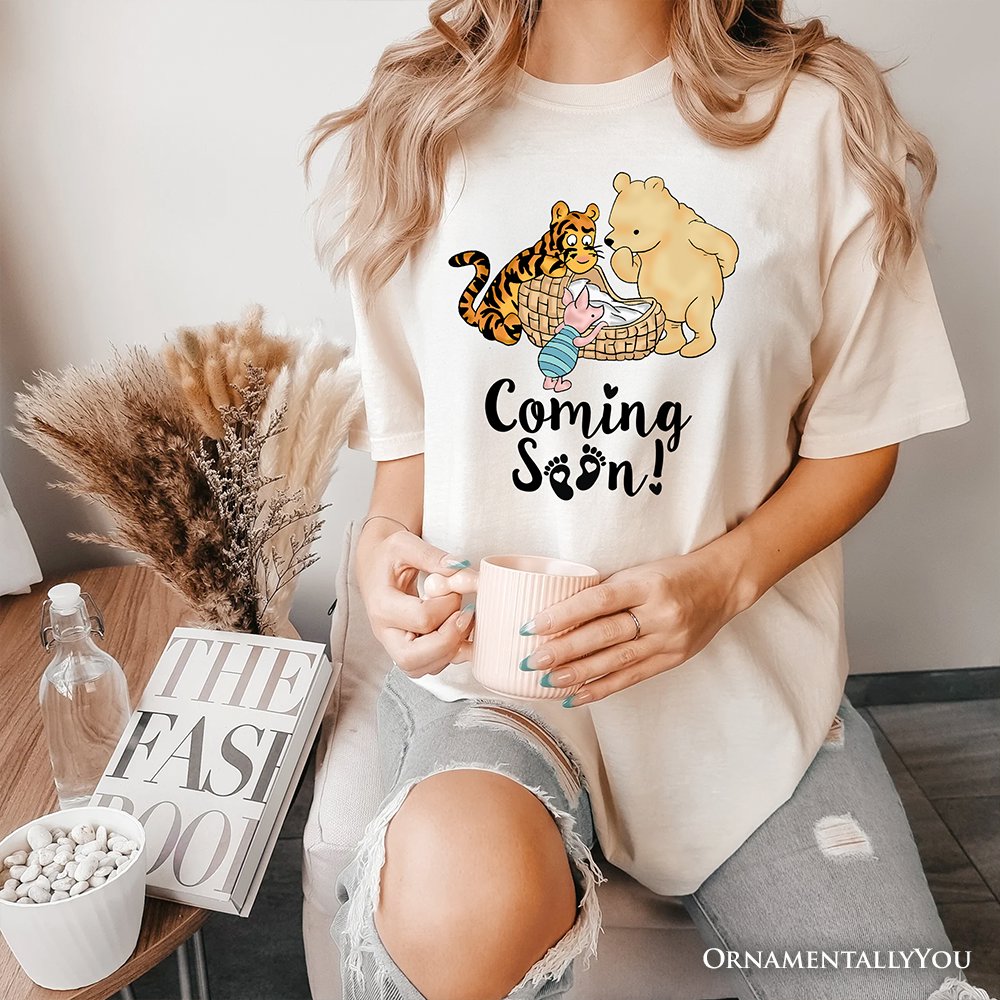 Pregnancy Announcement T-Shirt, Coming Soon Tee for Expecting Moms