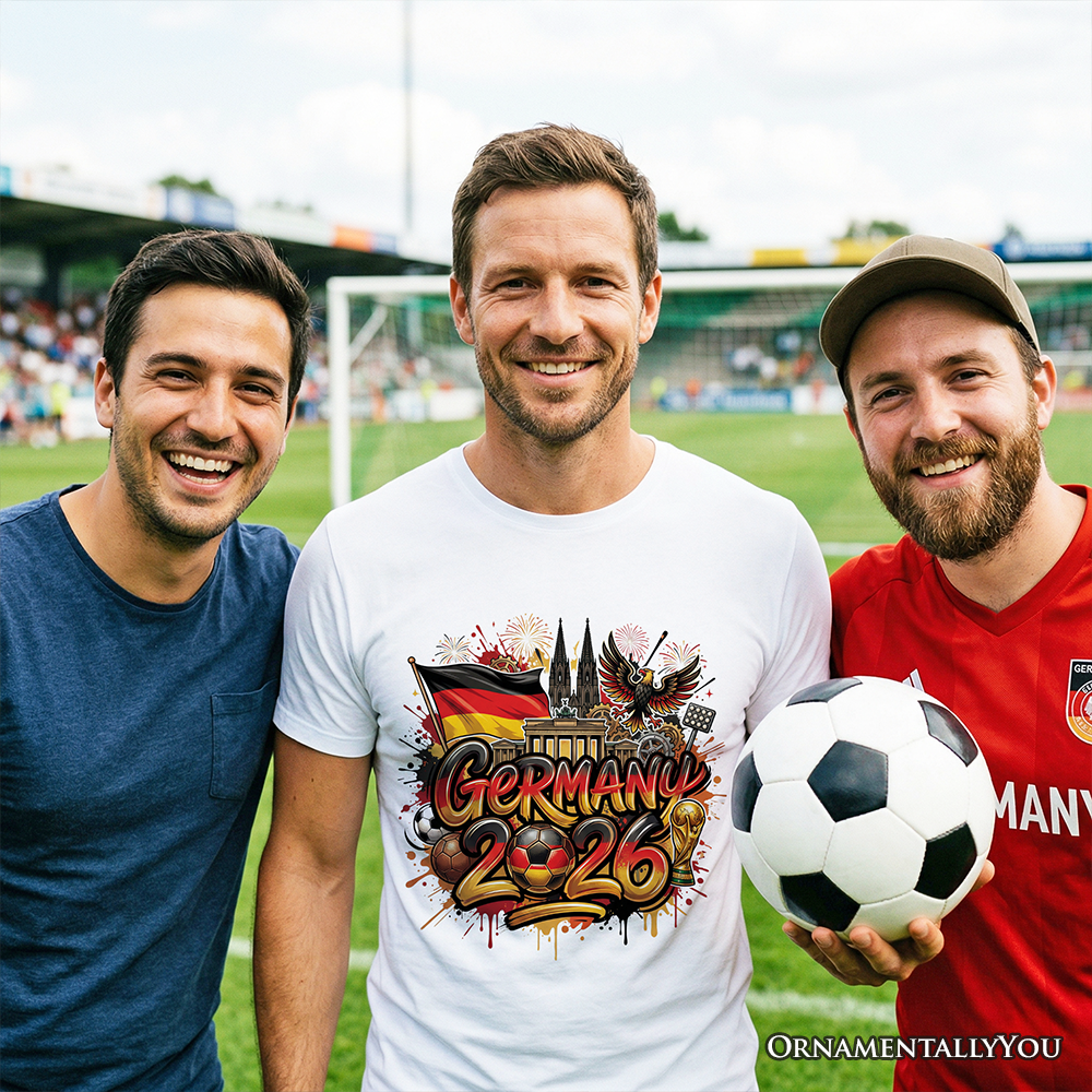 Germany 2026 FIFA World Cup Soccer T-Shirt, Fans Football Tee