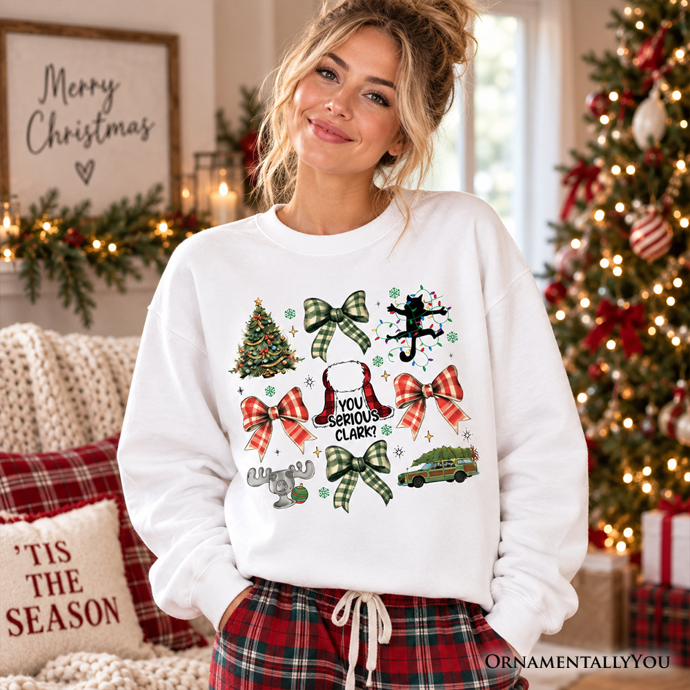 You Serious Clark Sweatshirt, Retro Griswold’s Family Christmas Vacation Sweater