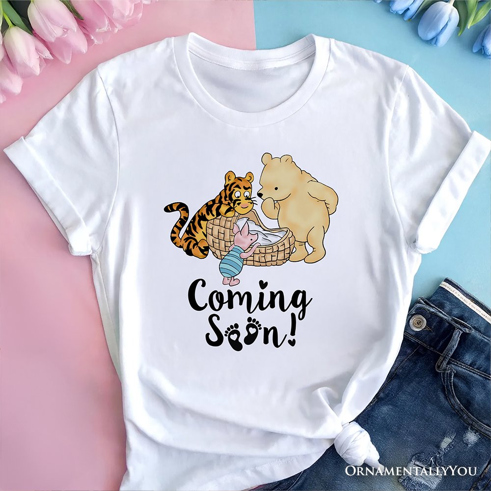 Pregnancy Announcement T-Shirt, Coming Soon Tee for Expecting Moms