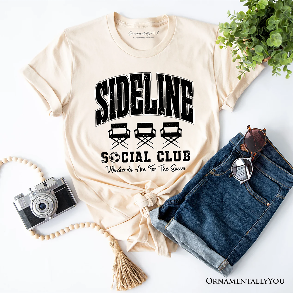 Sideline Social Club Soccer T-Shirt, Weekends Are for the Soccer Game Day Tee