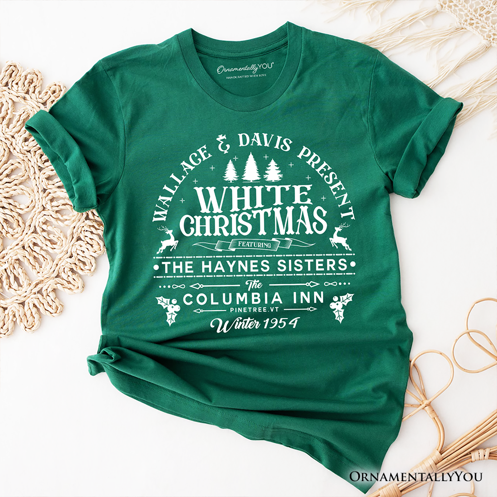 White Christmas Movie Vintage T-Shirt, Haynes Sisters Wallace & Davis 1954 Holiday Tee