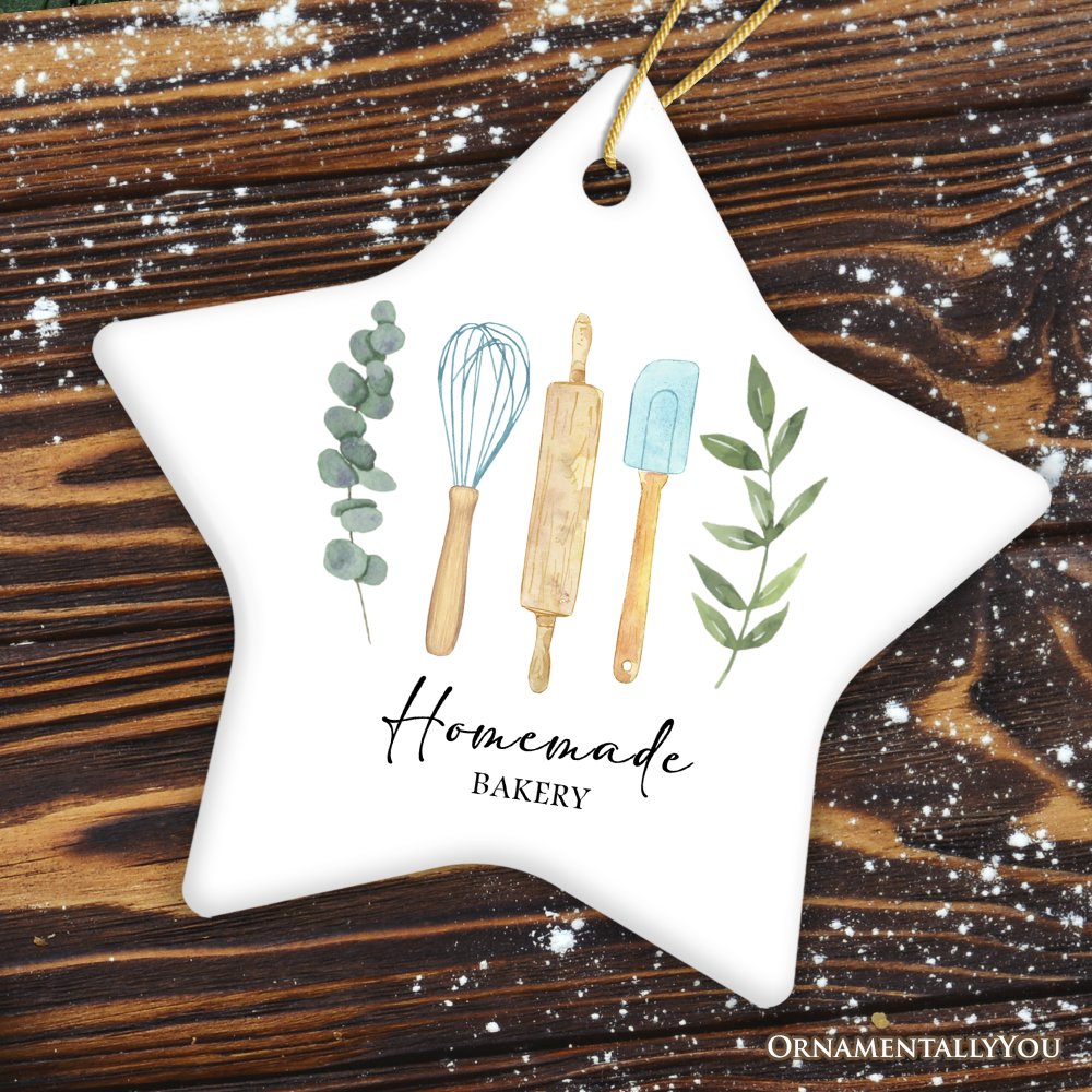 Best Cook Minimalist Personalized Kitchen Chef Ornament