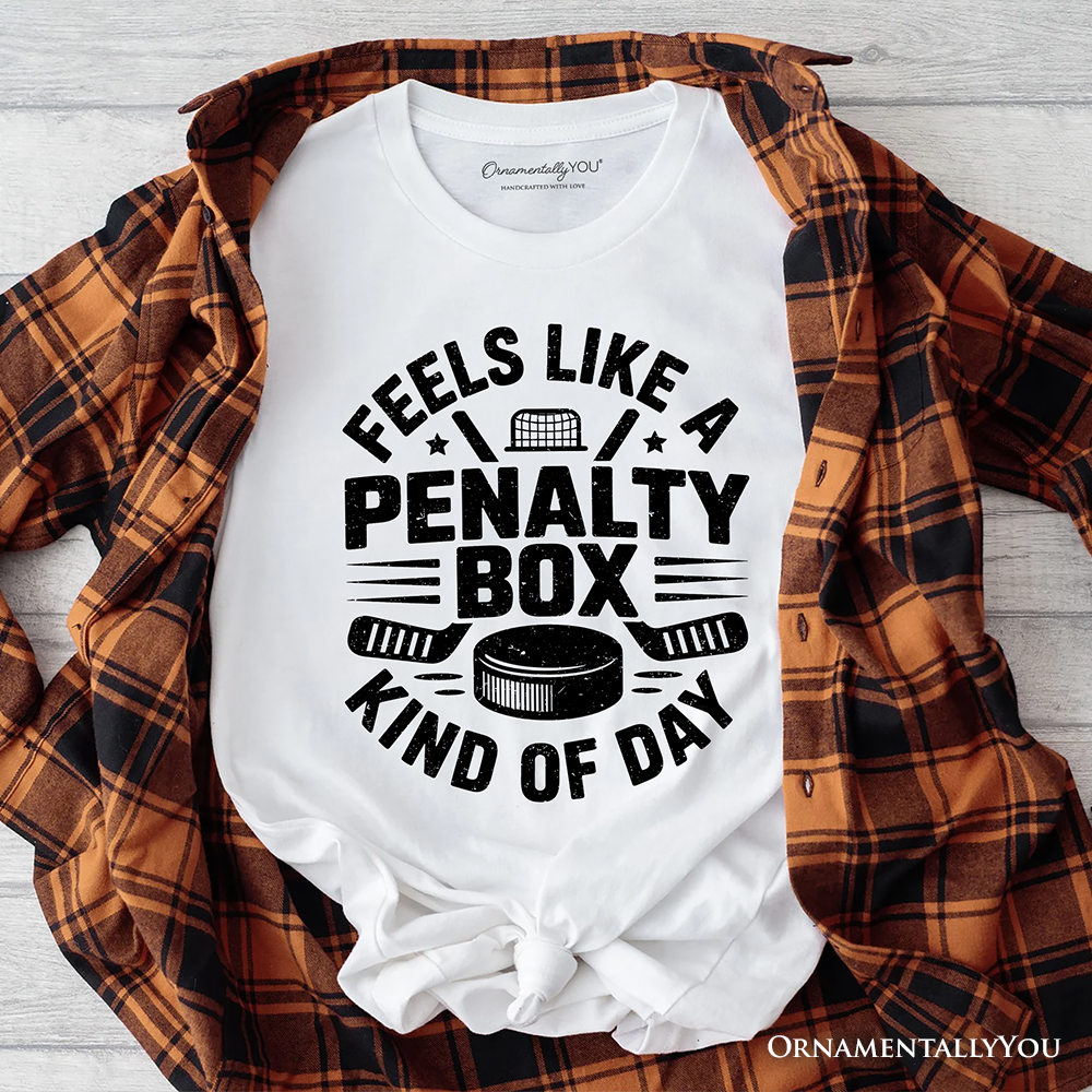 Hockey Penalty Box T-Shirt, Funny Game Day Sports Tee