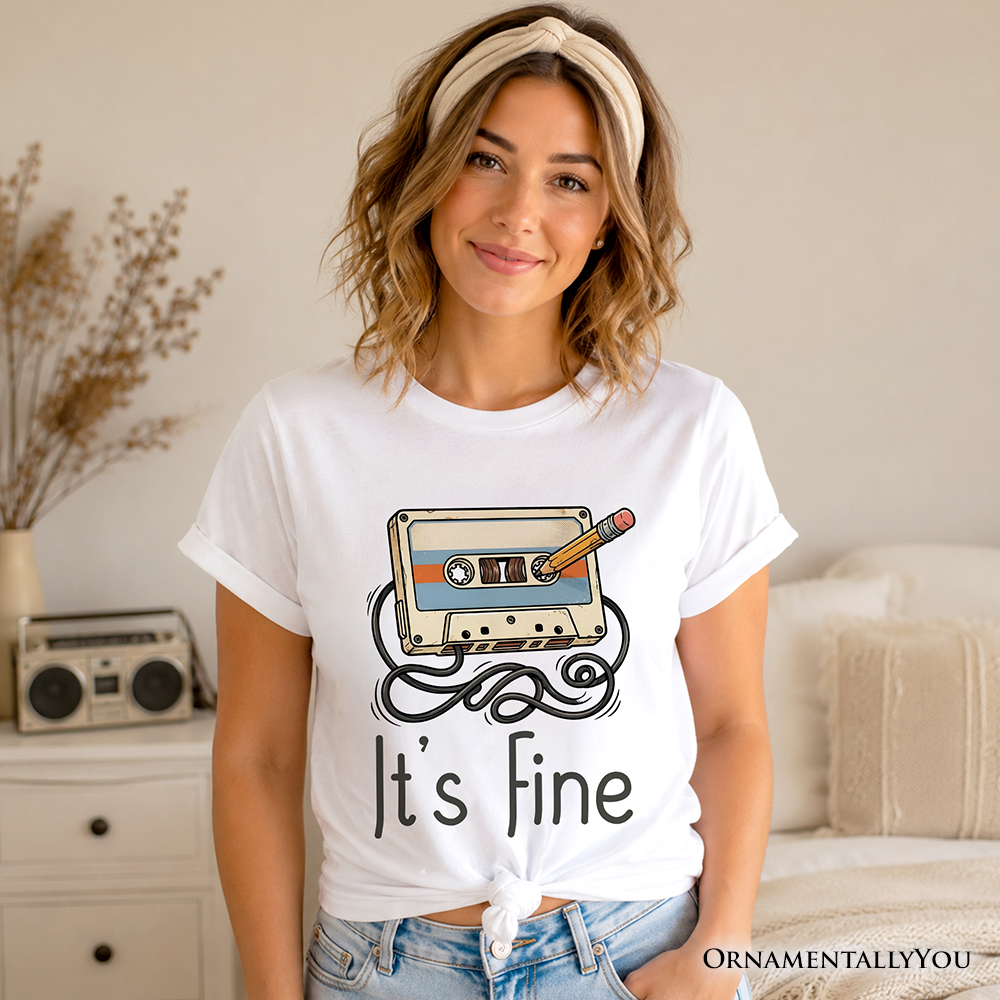 Retro Cassette Tape T-Shirt, 90s Music Vibe Tee