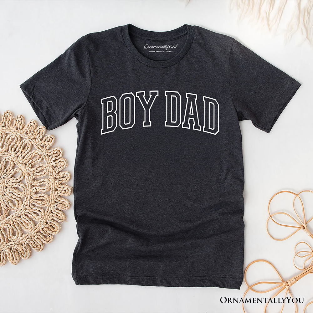 Boy Dad Varsity T-Shirt, Father's Day Tee
