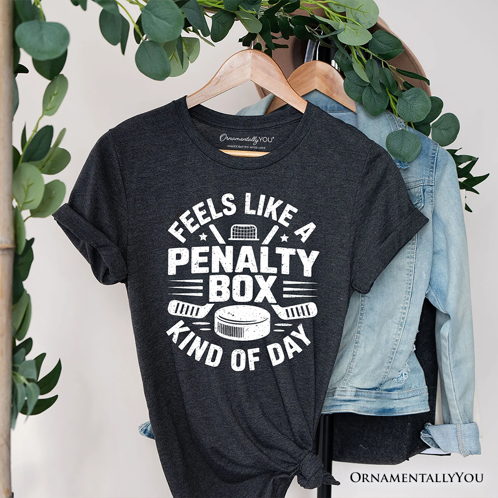 Hockey Penalty Box T-Shirt, Funny Game Day Sports Tee