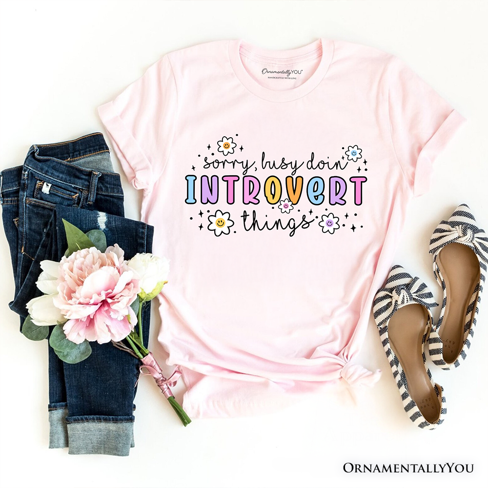 Introvert Things Mental Health T-Shirt, Cute Spring Tee