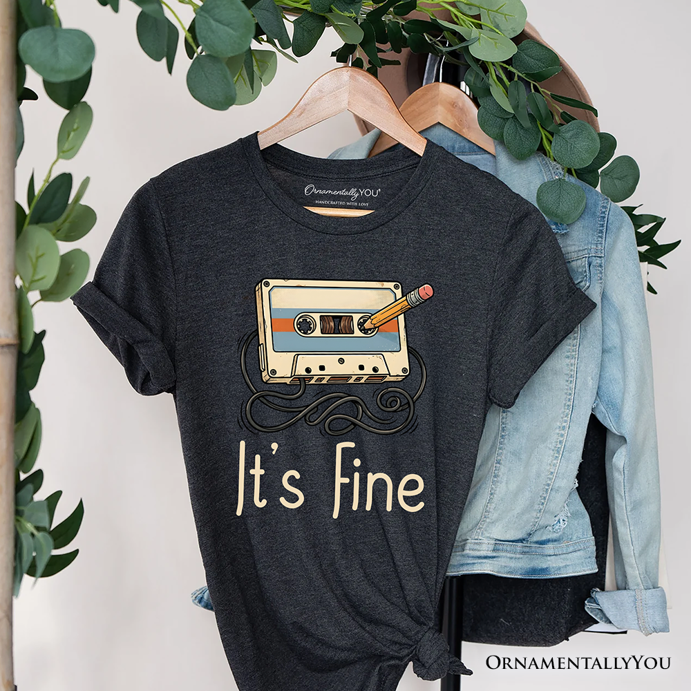 Retro Cassette Tape T-Shirt, 90s Music Vibe Tee