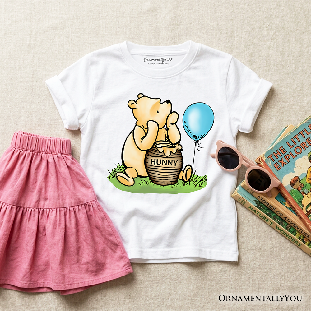 Kids Charming Storybook Bear Cute Trendy Tee