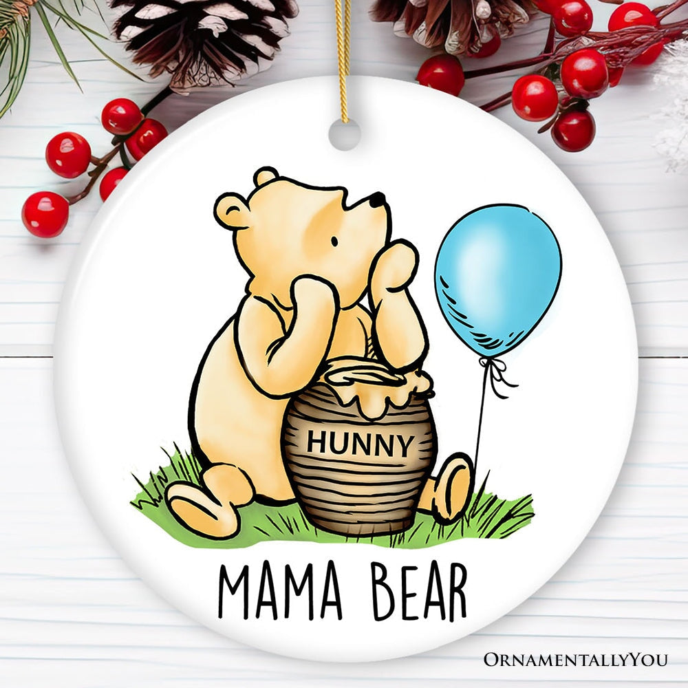 Charming Mama Winnie-the-Pooh Ornament, 1926 A.A. Milne For Mother's Days Gift and Tree Decor