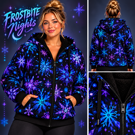 Frostbite Nights-FLEECE LINED HOODED JACKET-PREORDER CLOSING 11/9, ETA LATE JAN.