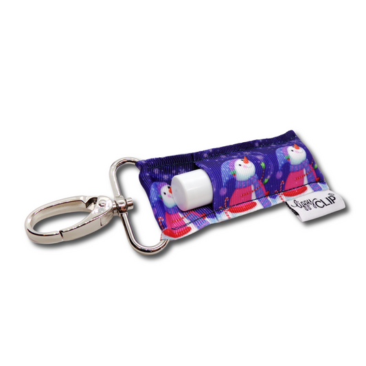 Frosty and Festive LippyClip® Lip Balm Holder