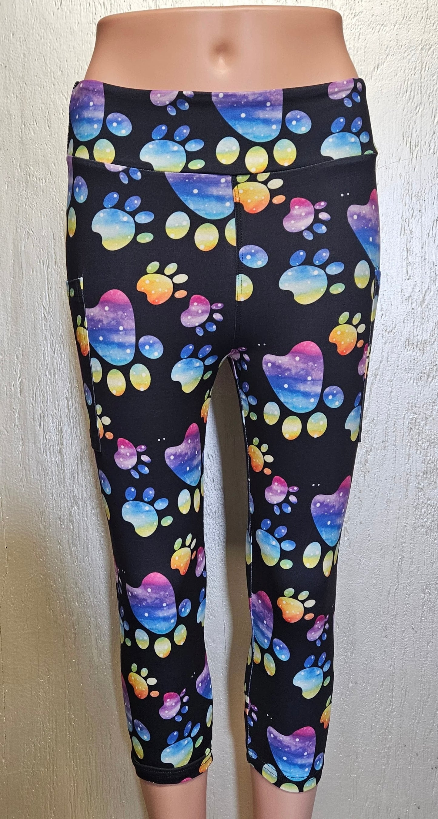 Happy Paws leggings, capris and shorts with pockets