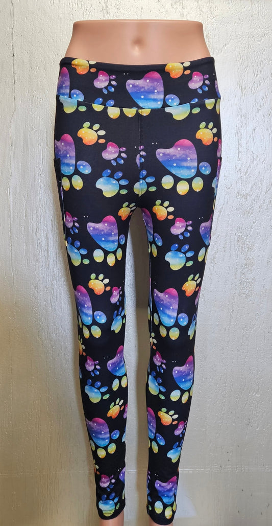Happy Paws leggings, capris and shorts with pockets