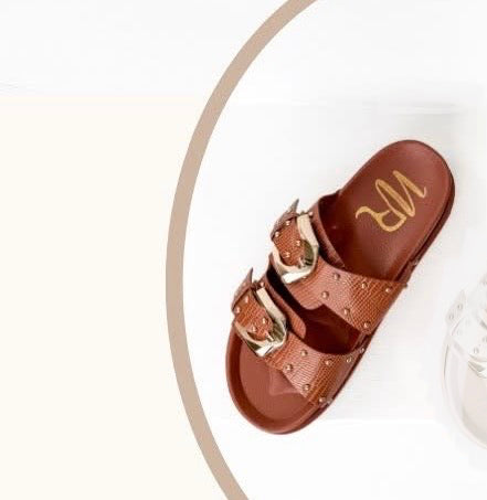 Marigold Sandal in Cognac