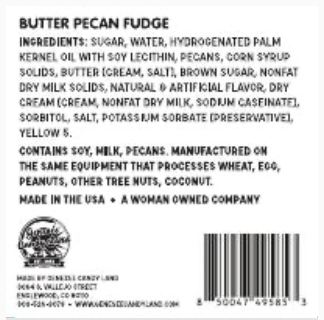 Butter Pecan Fudge