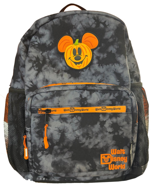2025 Walt Disney World Parks Halloween Mickey Mouse Pumpkin Backpack