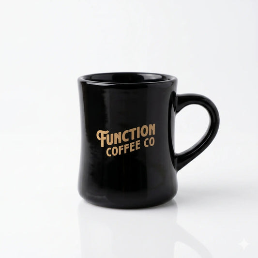 The Founder's Coffee Shop Mug Black & Gold
