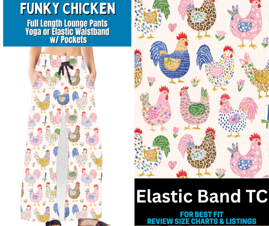 Funky Chicken Full Length Lounge Pants