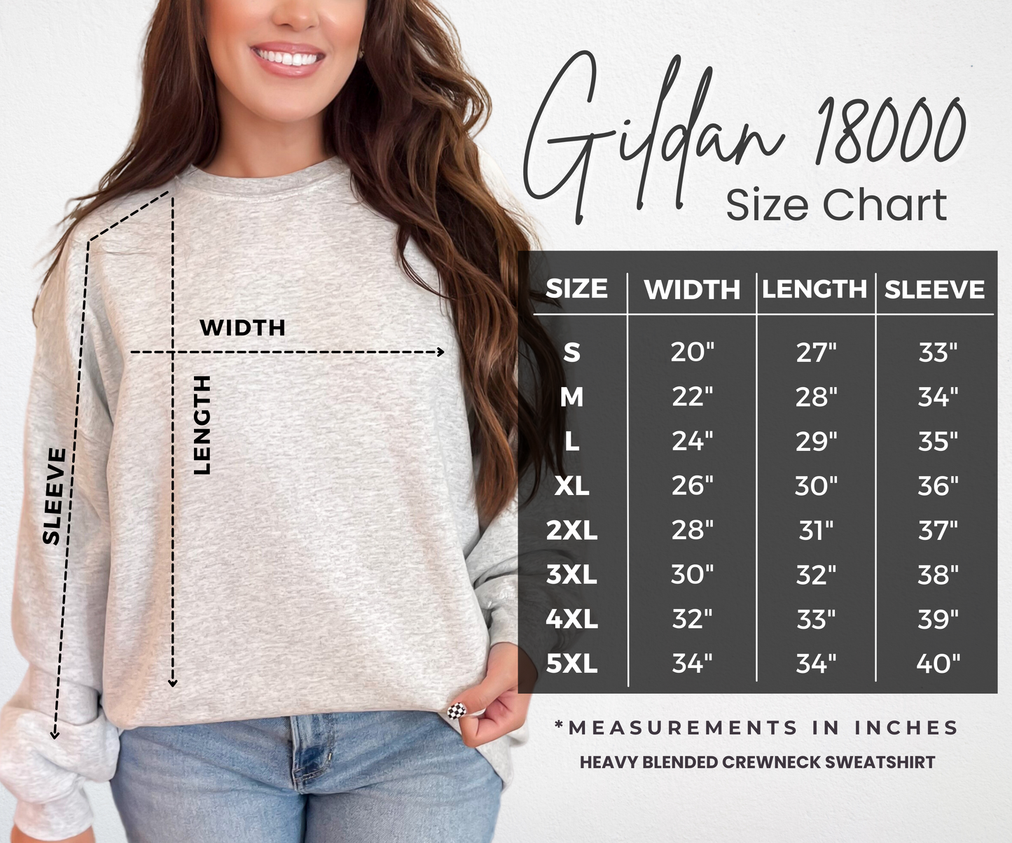 SPOOKY CANDYCORN - CREWNECK SWEATSHIRT  W/ SLEEVE PRINT