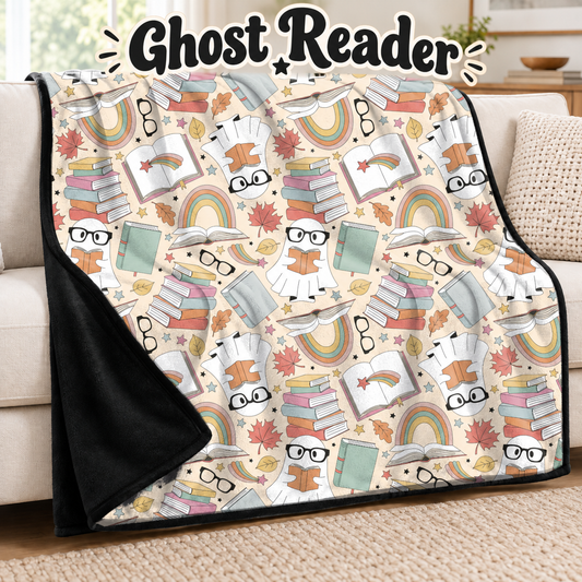 Ghost Reader-Soft Throw Blanket 14 Run- (PREORDER CLOSES 9/28, ETA DECEMBER)