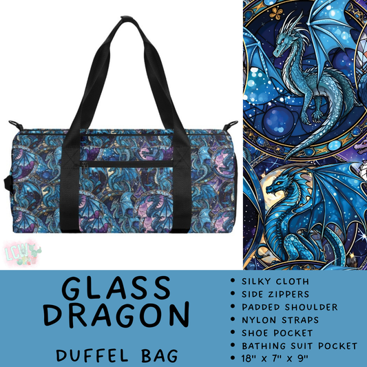 Batch #495 - Travel Collection - Closes 2/23 - ETA late April - Glass Dragon Duffel Bag
