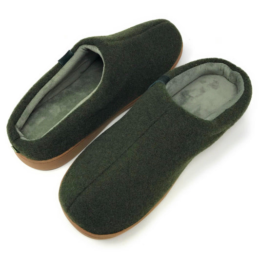 Wool Blend Slip On Slippers