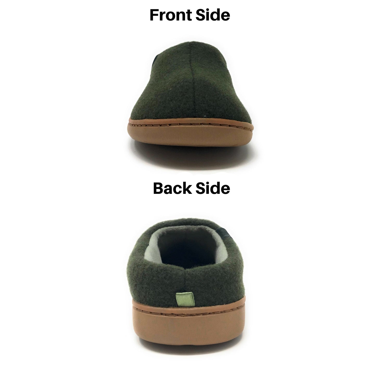 Wool Blend Slip On Slippers