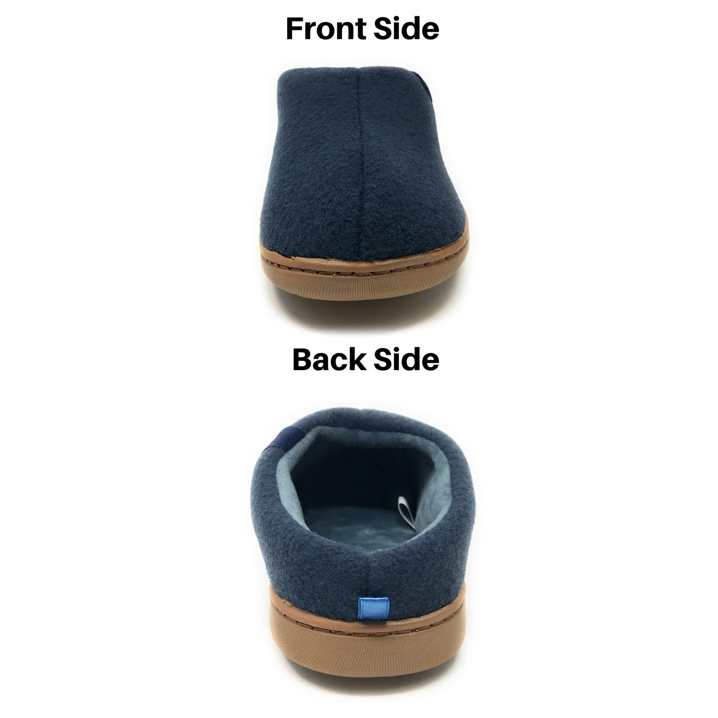 Wool Blend Slip On Slippers