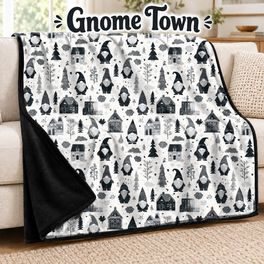 Gnome Town-Soft Throw Blanket 14 Run- (PREORDER CLOSES 9/28, ETA DECEMBER)