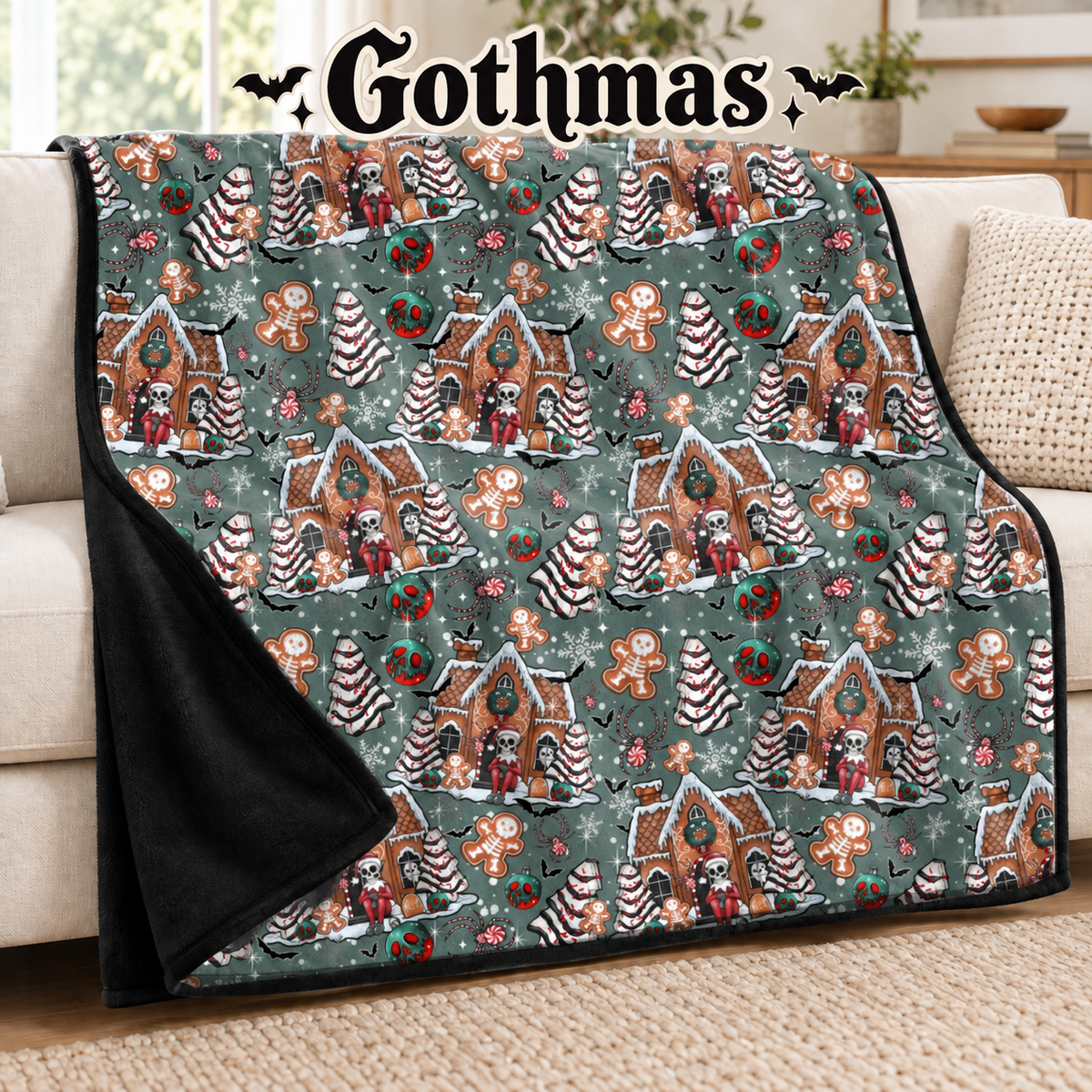 Gothmas-Soft Throw Blanket 14 Run- (PREORDER CLOSES 9/28, ETA DECEMBER)