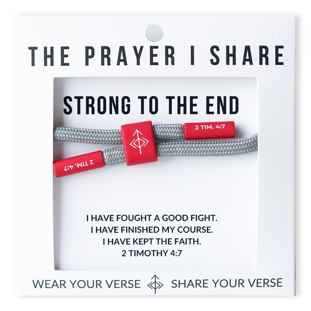 STRONG TO THE END Bracelet