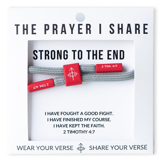 STRONG TO THE END Bracelet