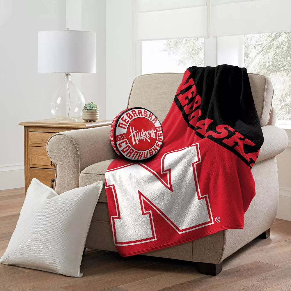 Nebraska Cornhuskers NCAA 15" Cloud Pillow