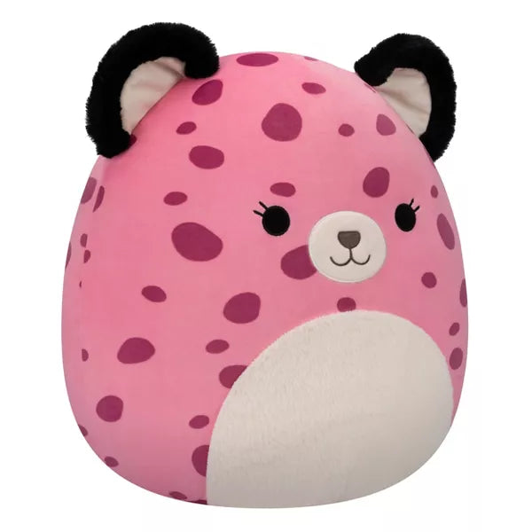 Squishmallows 16" Jalisca the Pink Leopard with Fuzzy Belly Plush Toy