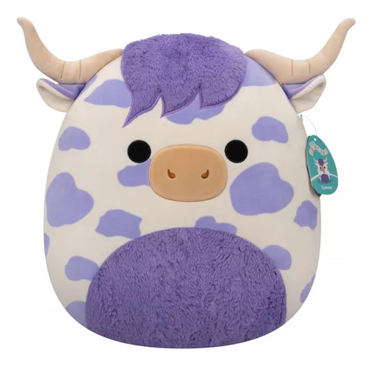 Squishmallows 16" Conway the Purple Spotted Highland Cow Plush Toy