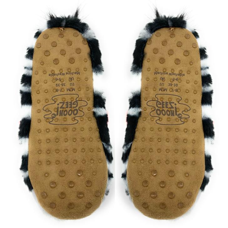 ZZ Zebra Slippers