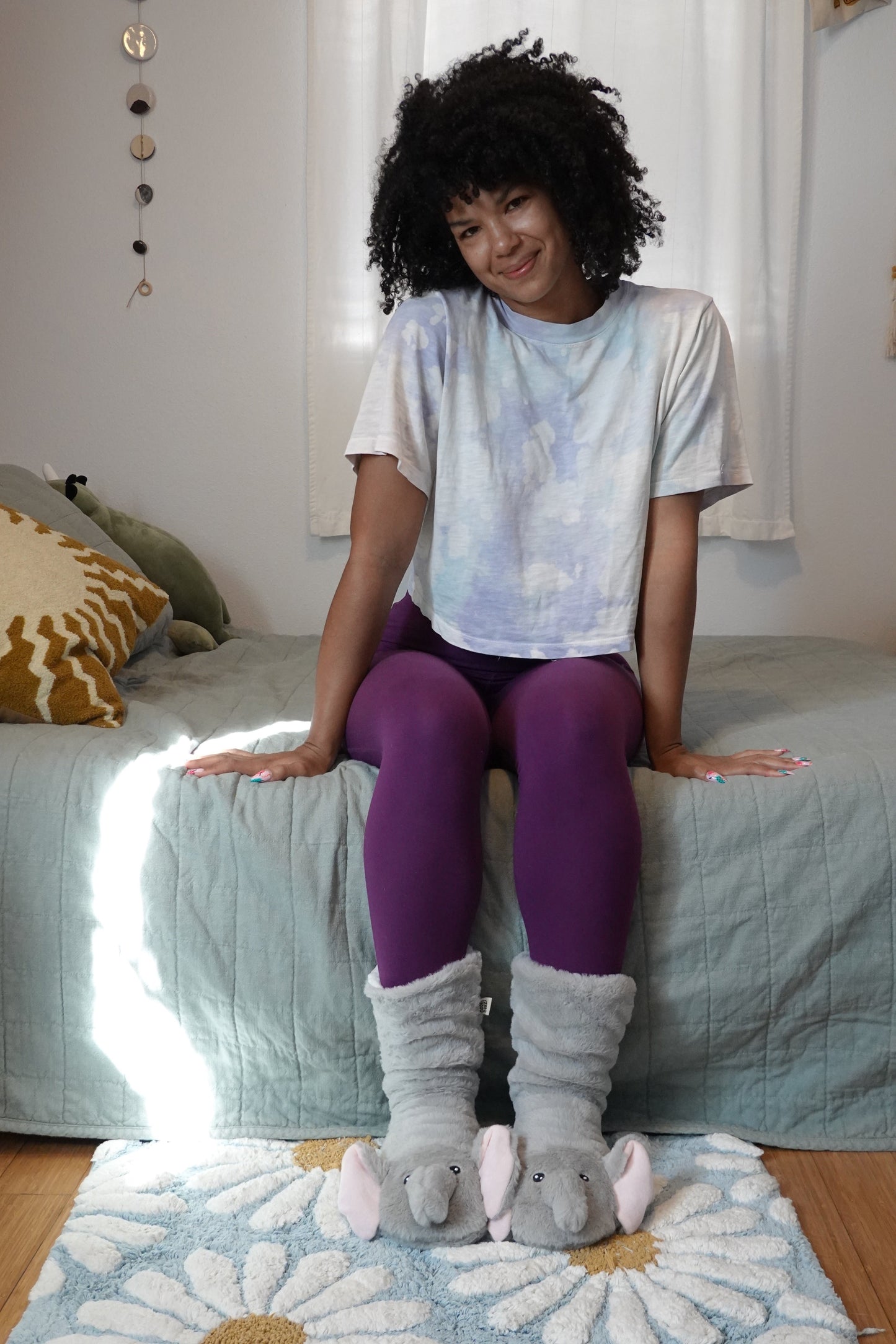 Women's  My Elephant Slipper Socks