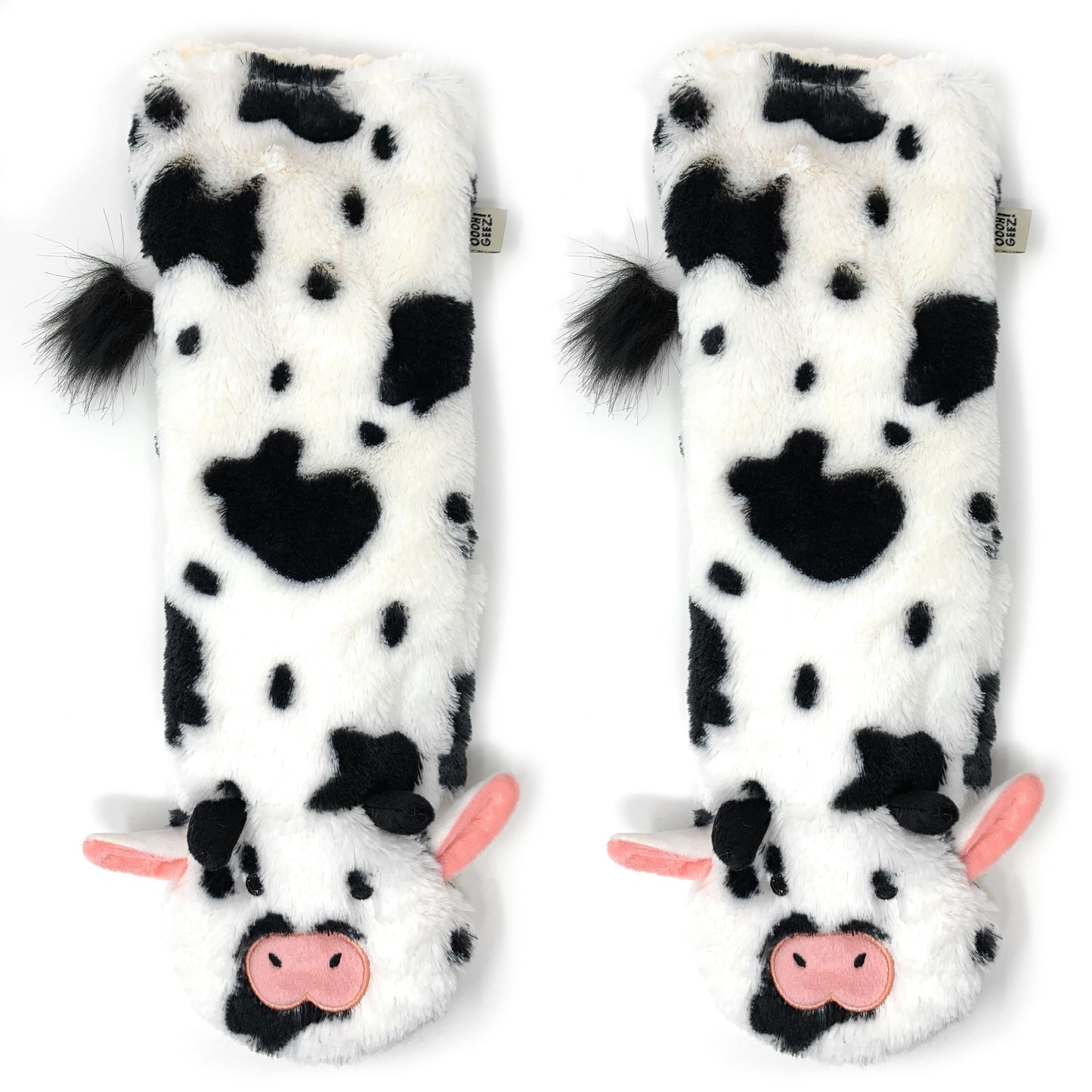 Women's  Moo Moo Plush Slipper Socks