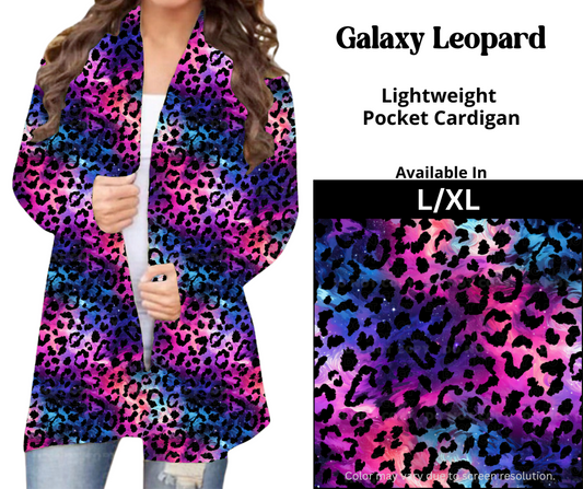 Galaxy Leopard Pocket Cardigan